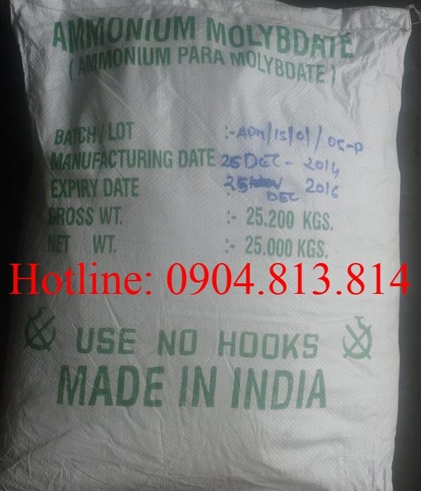 Amoni molipdat – Ammonium molybdate – (NH4)6Mo7O24