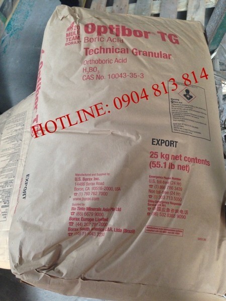 Axit boric – H3BO3 - Boric acid