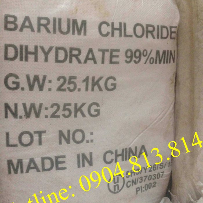 Bari clorua – BaCl2 - Barium chloride