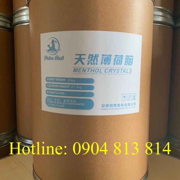 Menthol crystals – Tinh thể bạc hà