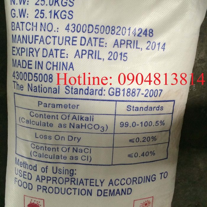 Natri bicacbonat - NaHCO3 - Sodium bicarbonate