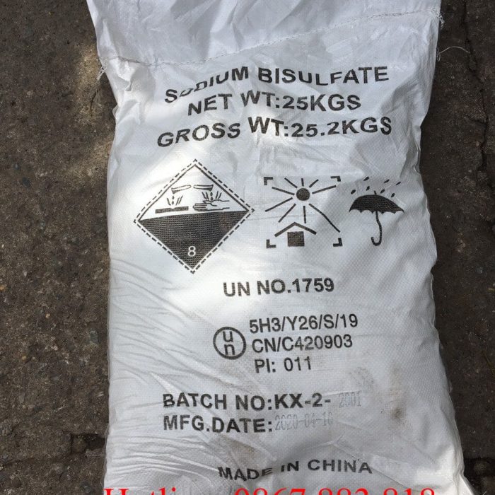 Natri hydro sunphat - NaHSO4 - Sodium bisulfate công nghiệp