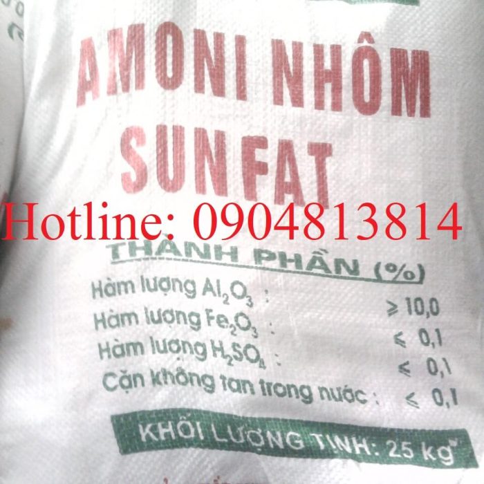 Phèn kép - (NH4)Al(SO4)2 – Amoni nhôm sunphat
