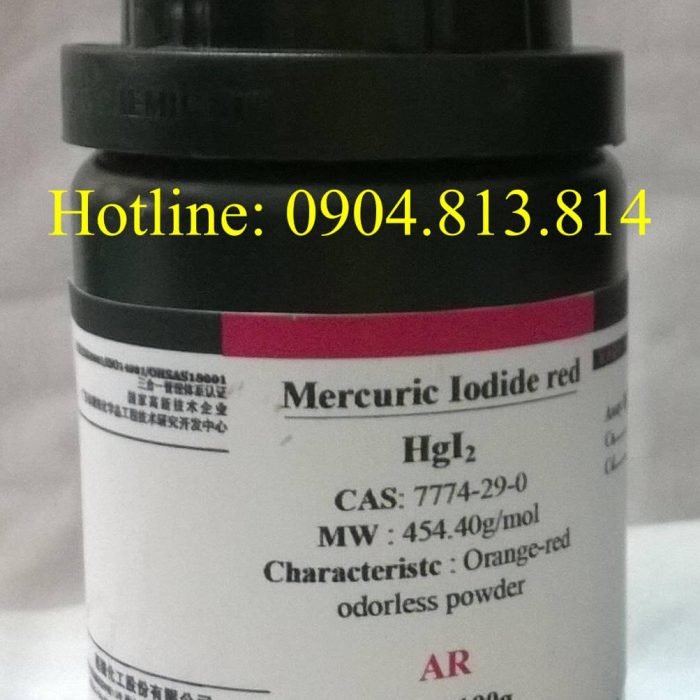 Thủy ngân Iotua – HgI2 - Mercury Iodide